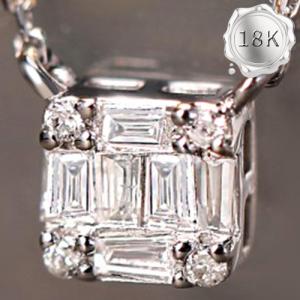 LUXURY COLLECTION ! 0.17 CT GENUINE DIAMOND 18KT SOLID GOLD NECKLACE