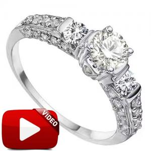 LIMITED ITEM ! 1.42 CT GENUINE DIAMOND 10KT SOLID GOLD ENGAGEMENT RING