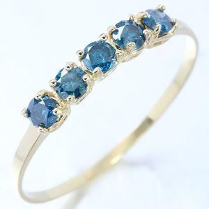ALLURING ! 1/3 CT GENUINE BLUE DIAMOND 10KT SOLID GOLD BAND RING