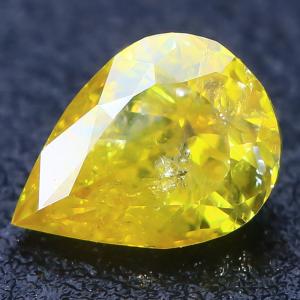 LIMITED ITEM ! 0.17 CT GENUINE SPARKLING FANCY YELLOW DIAMOND PEAR CUT LOOSE