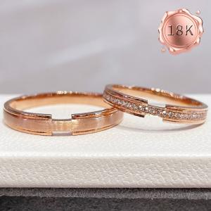 EXCLUSIVE ! GENUINE DIAMONDS PERSONALIZED ENGRAVE COUPLES RINGS SET